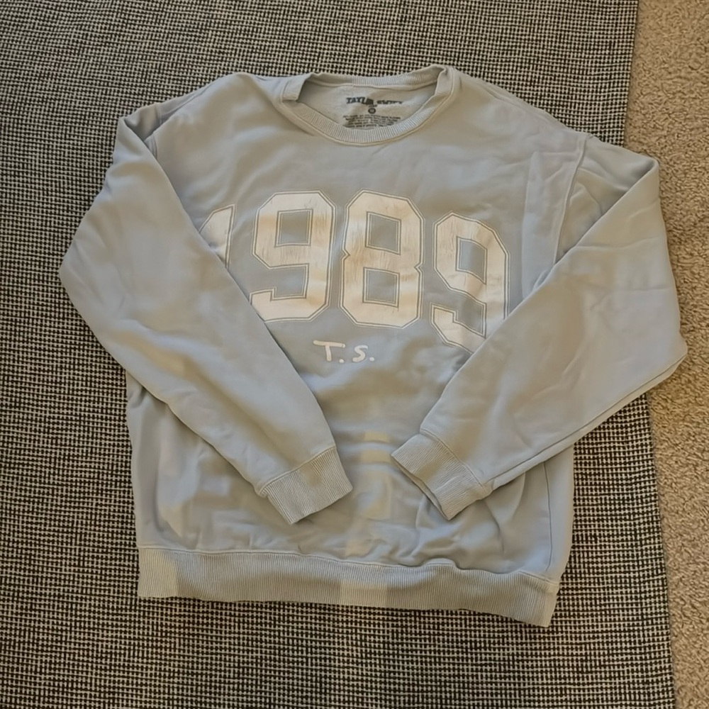 Taylor Swift Light Blue 1989 Sweatshirt